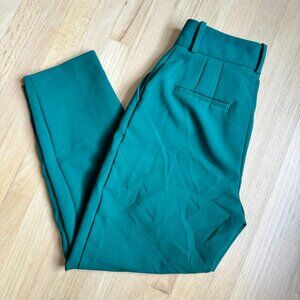 Zara Dress Pants Trousers High rise Green Size M